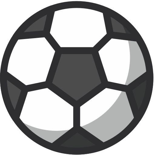 Imagem de PNG de futebol preto e branco