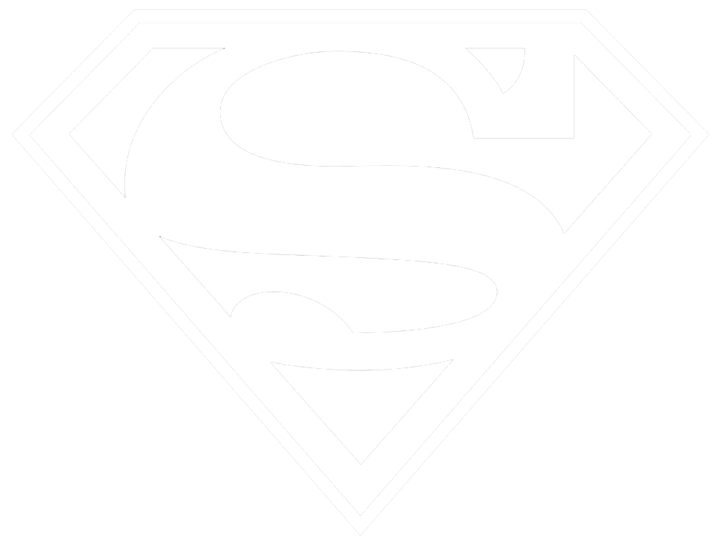 Black And White Superman Logo Transparent Images