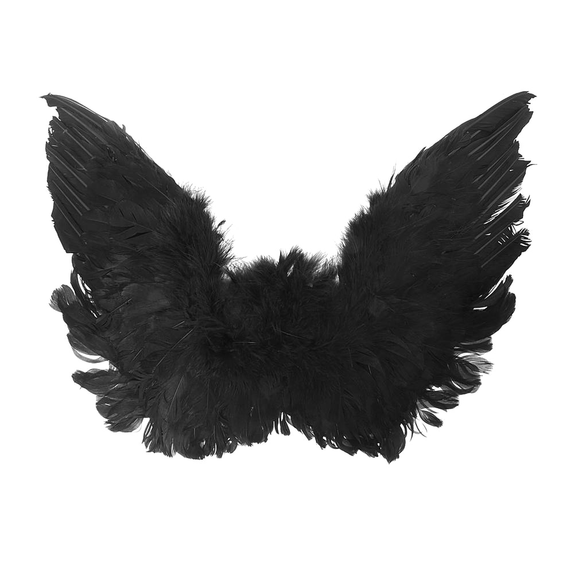 Black Angel Wings PNG High-Quality Image
