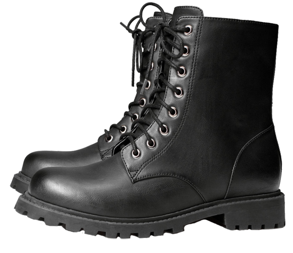 Black Boot PNG Image Background
