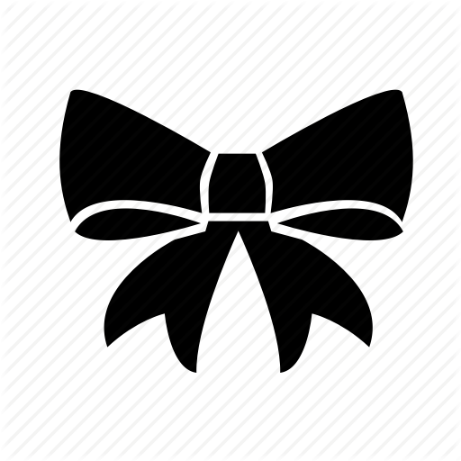 Black Bow Ribbon PNG Download Image
