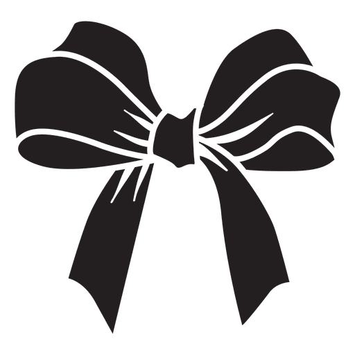 Black Bow Ribbon PNG Image