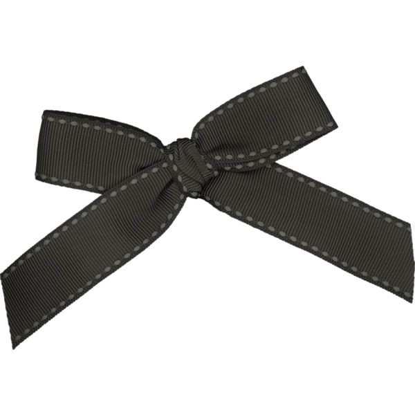 Black Bow Ribbon PNG Pic
