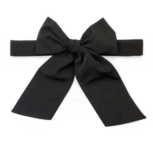 Black Bow Ribbon PNG Picture