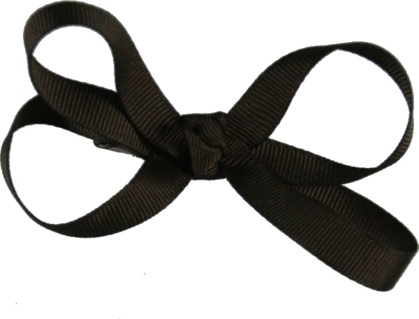 검은 나비 리본 투명 이미지