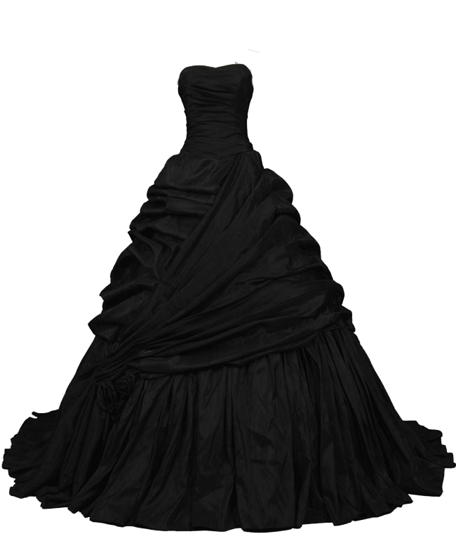 Immagine Trasparente del PNG del vestito nero