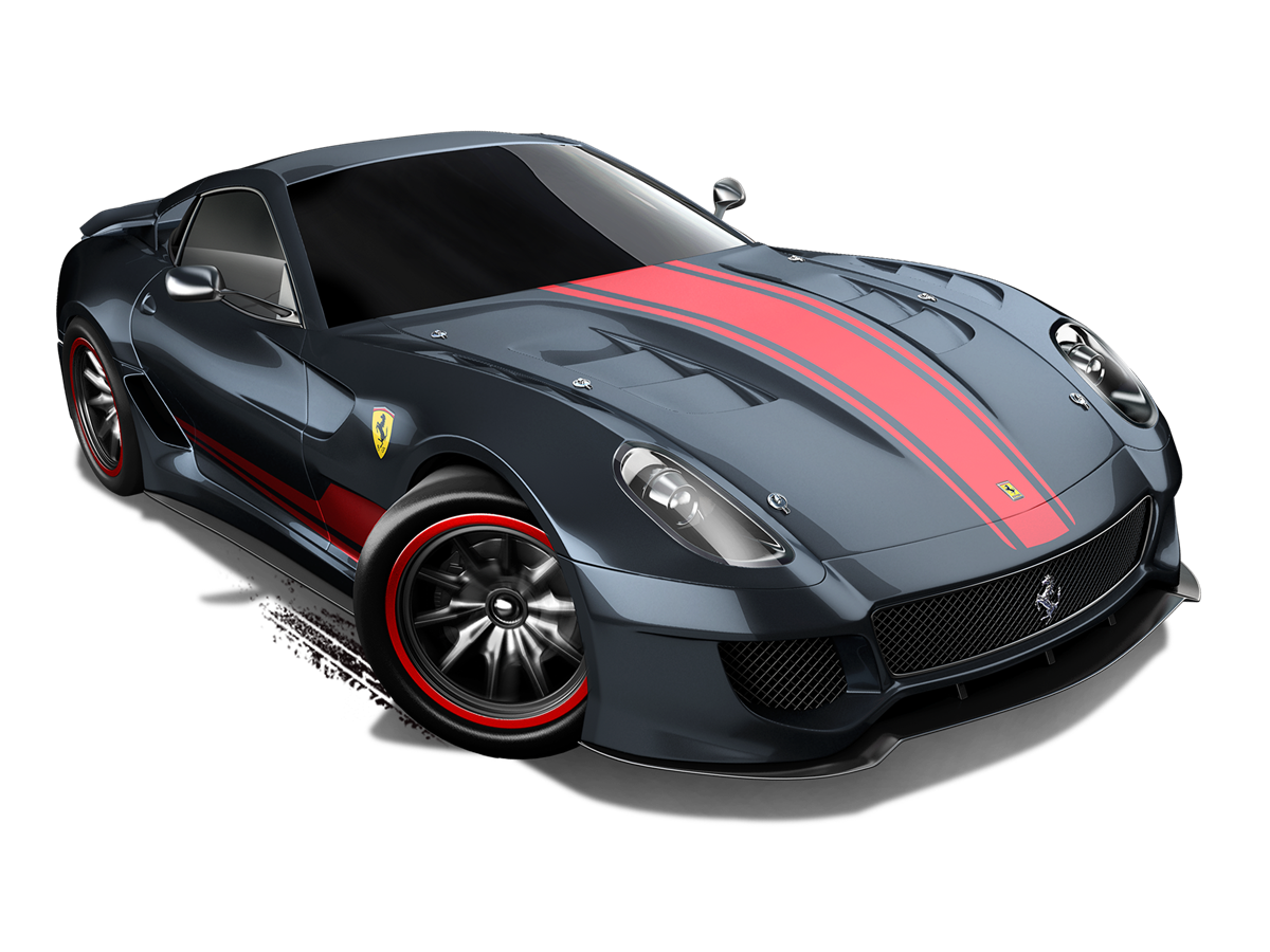 Black Ferrari PNG-Afbeelding