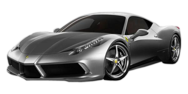 Image PNG Black Ferrari
