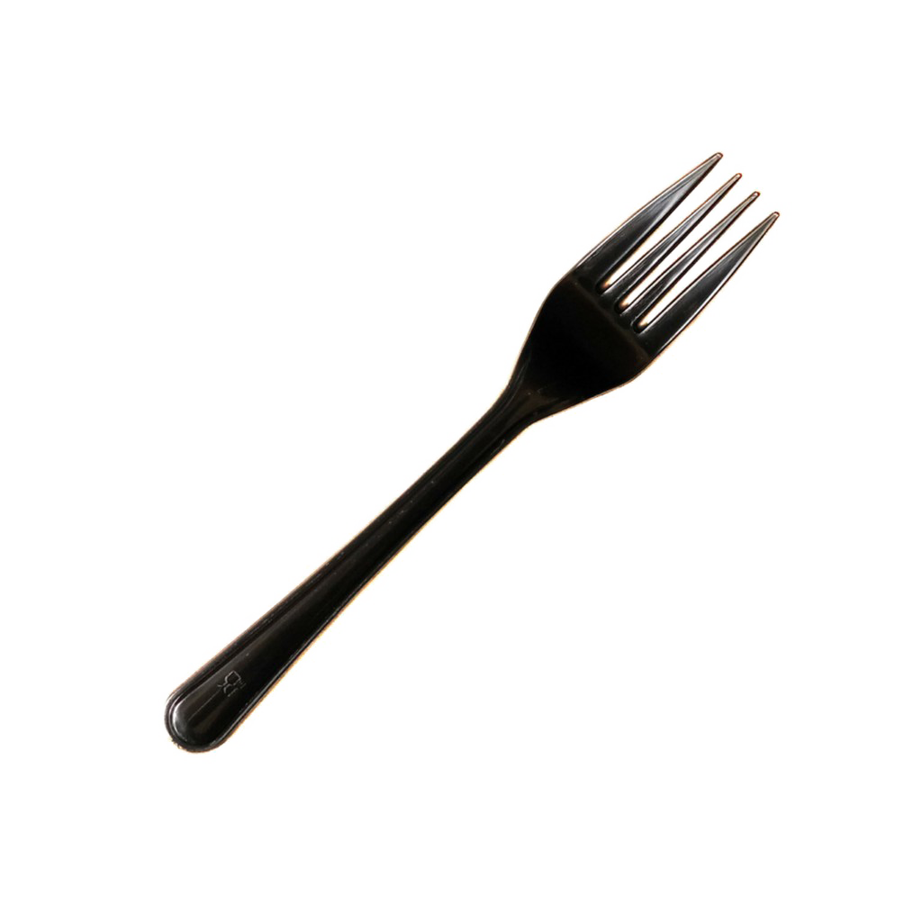 Gambar PNG garpu hitam