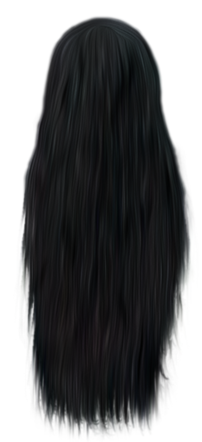 Black Hair Free PNG Image