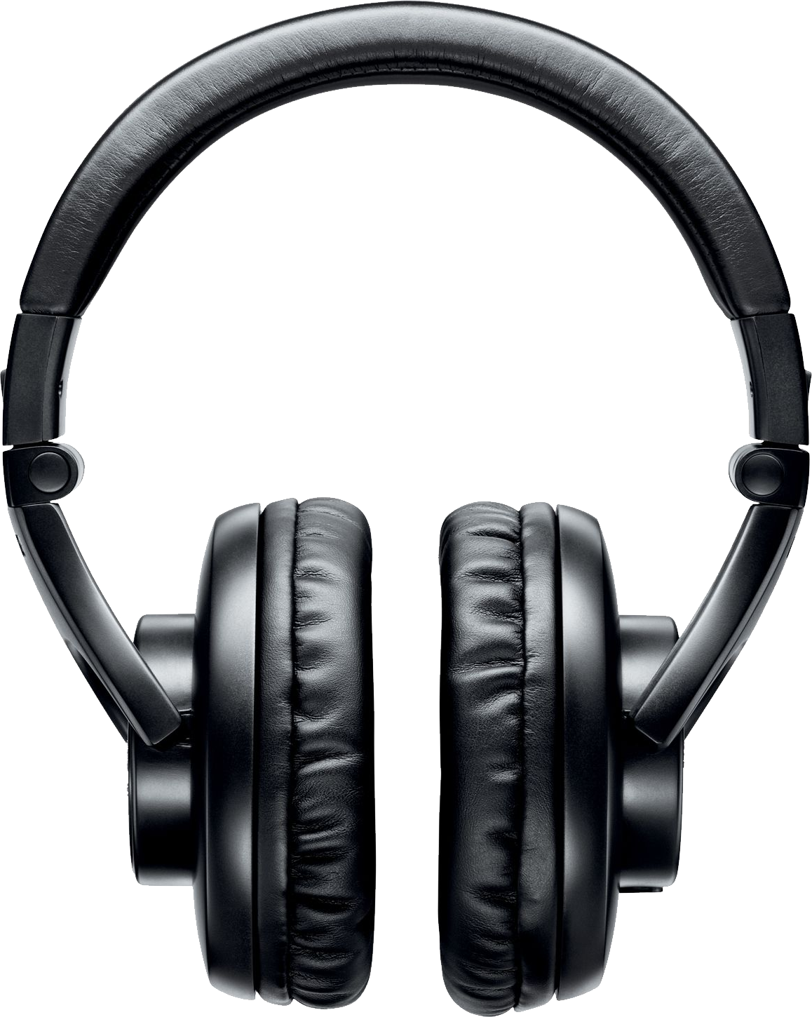 Black Headphone PNG Download Image