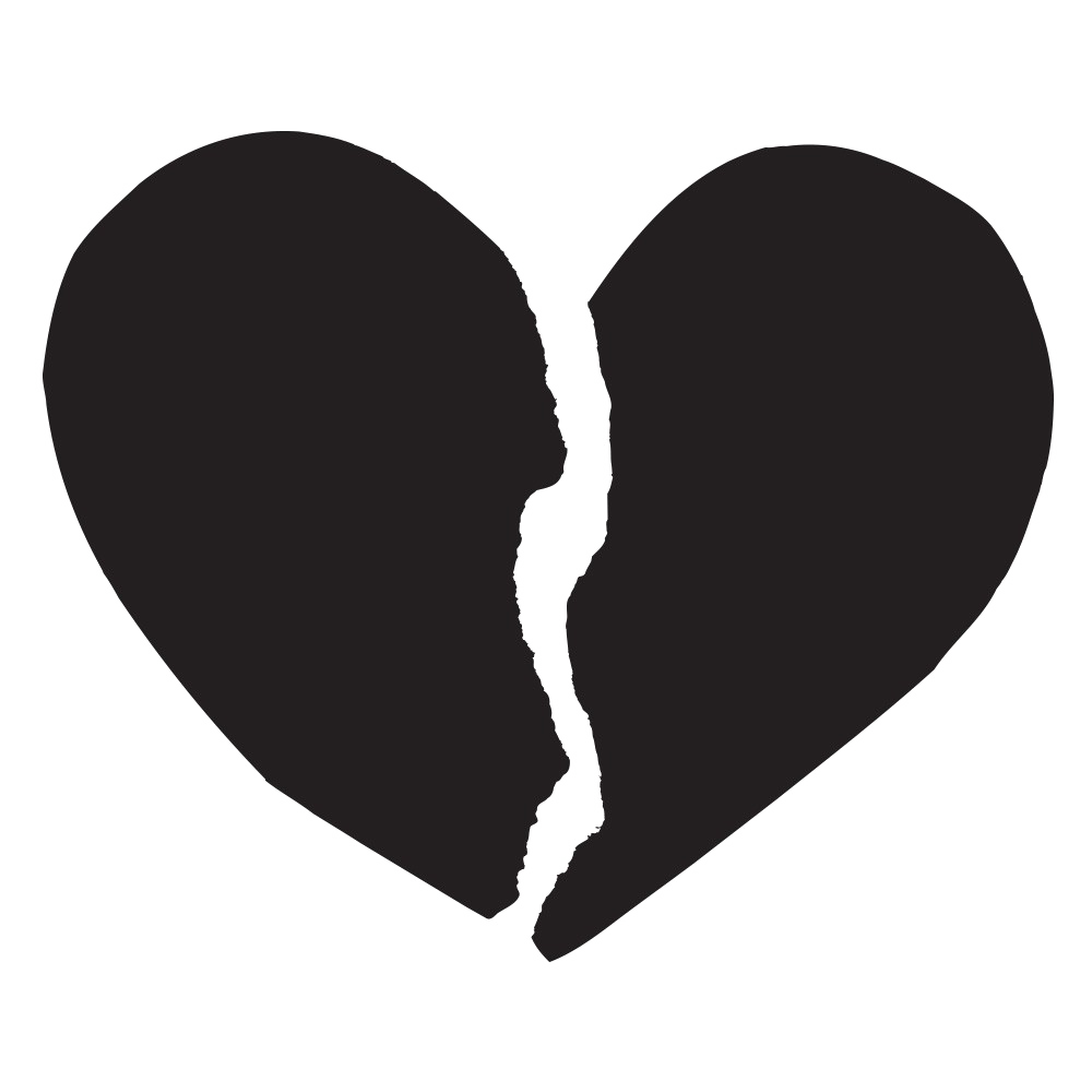 Black Heart PNG Download Image