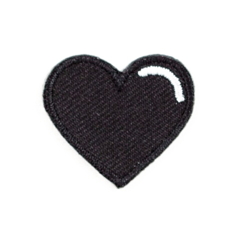 Immagine del cuore del cuore nero