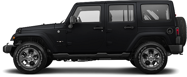 Zwarte jeep Transparante Afbeelding