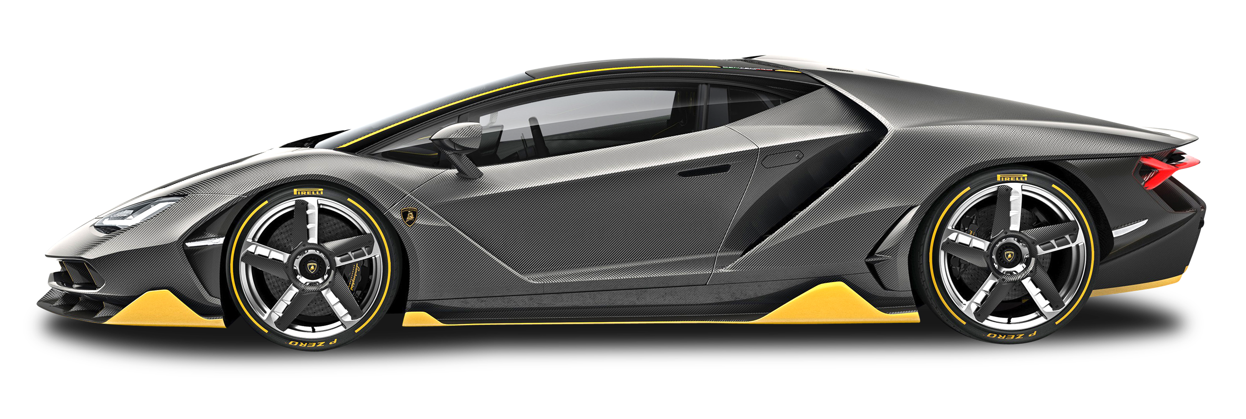 Image noire Lamborghini PNG de haute qualité