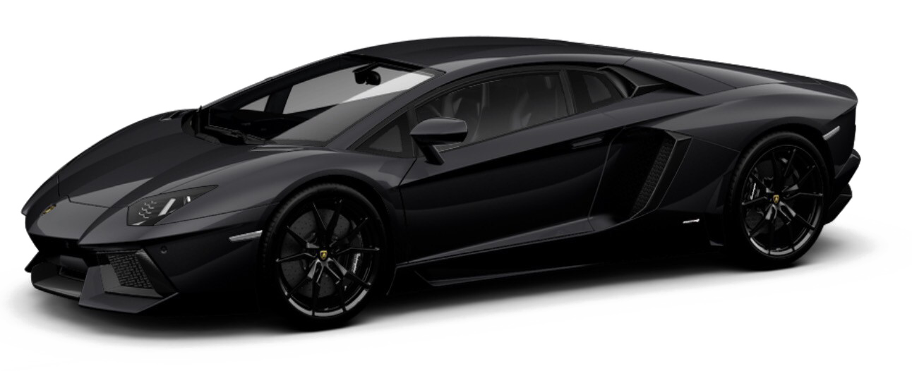 Imagen Transparente Black Lamborghini PNG