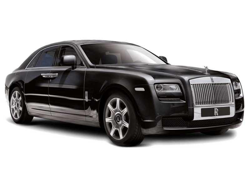 Black Rolls Royce PNG High-Quality Image