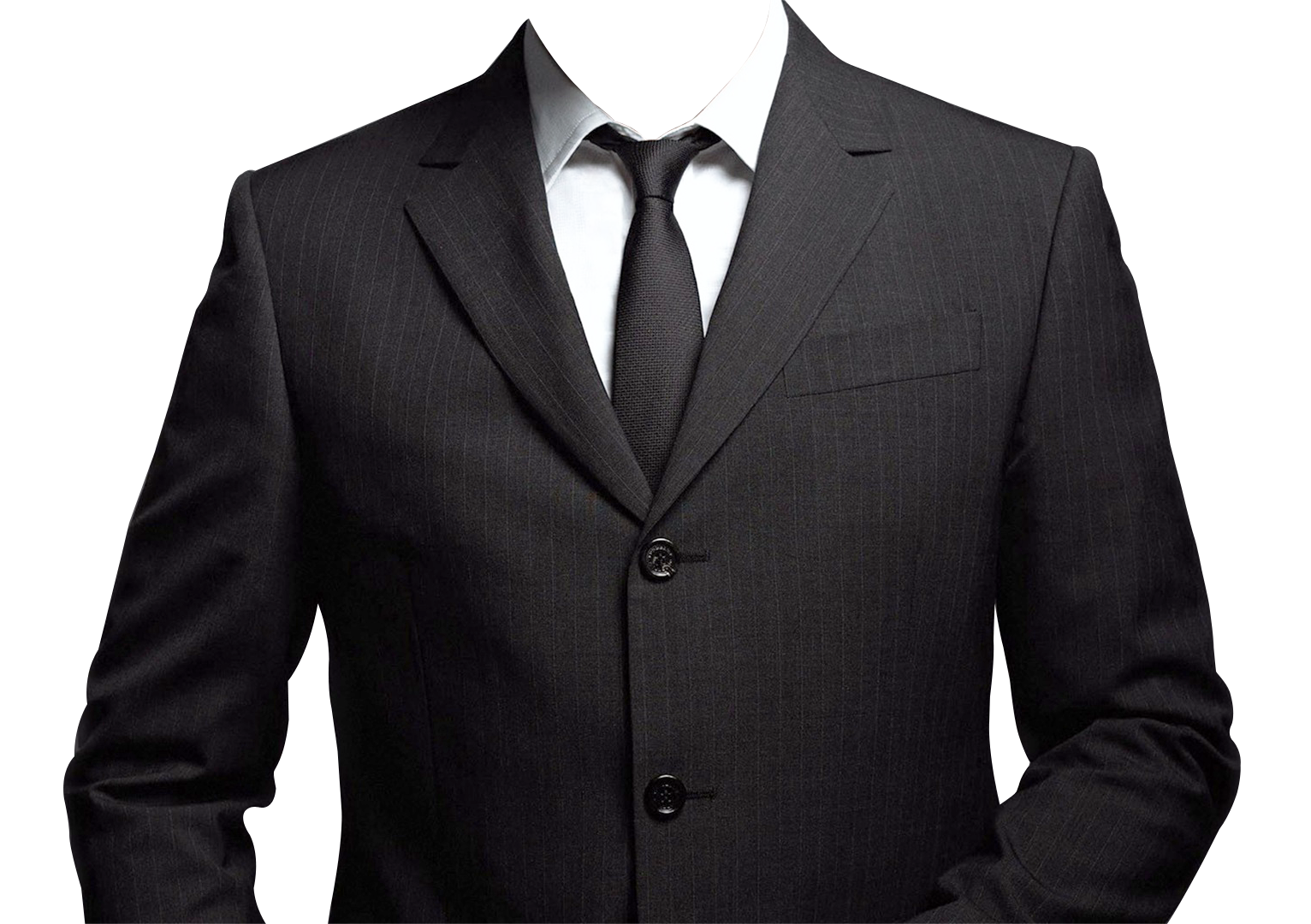 Black suit PNG libreng Download