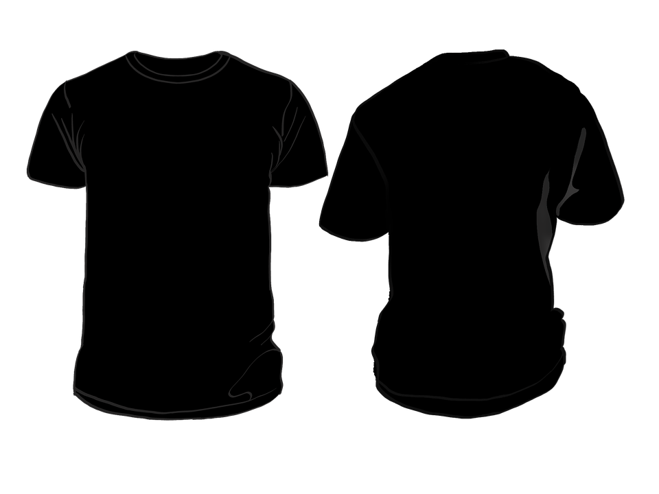 Black T-Shirt PNG Image Transparent