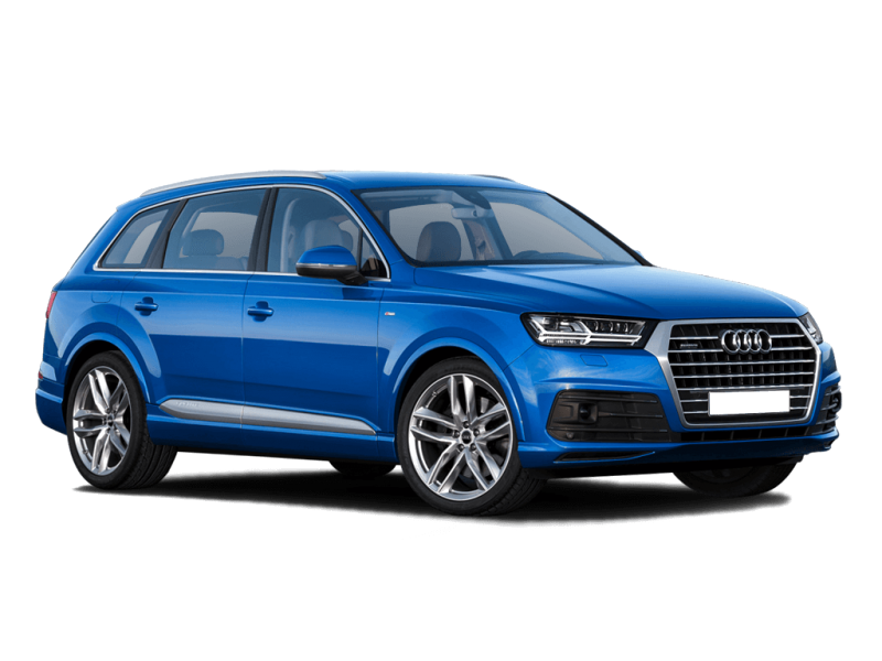 Blaues Audi-transparentes Bild