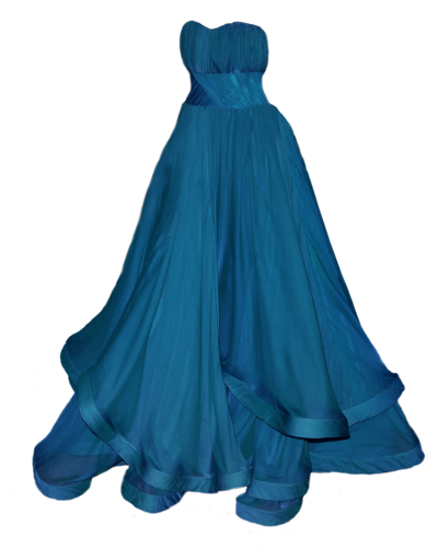 Blue Dress PNG Transparent Image