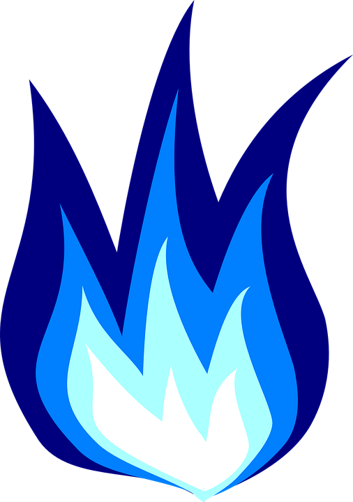 Blue Flame Free PNG Image
