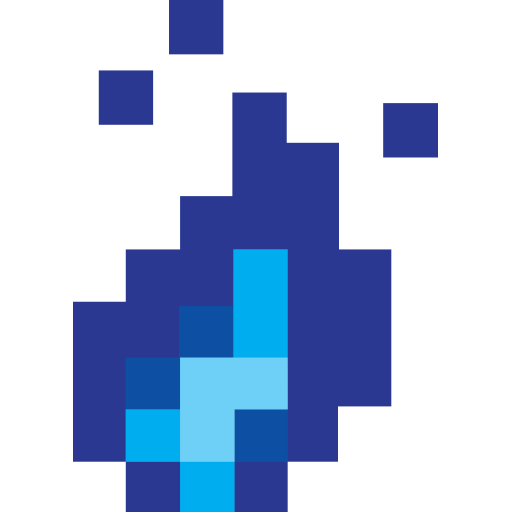 Blue Flame PNG Image