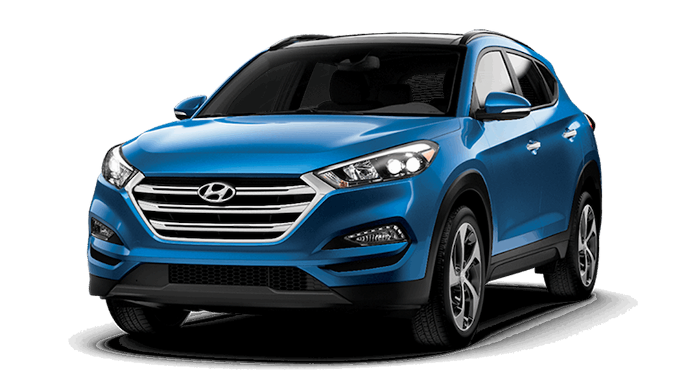 Blue Hyundai PNG image