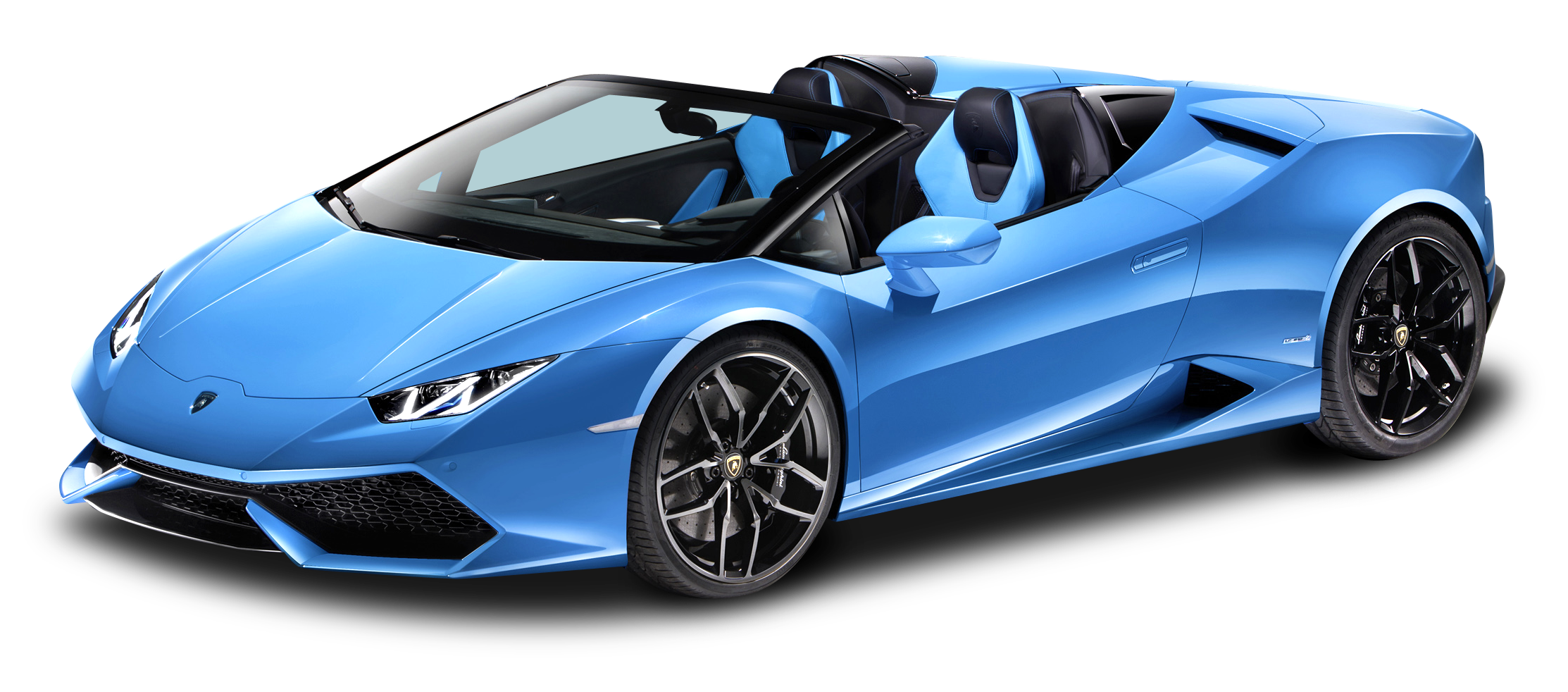 Blue Lamborghini PNG Image