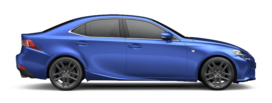 Blue Lexus PNG Скачать изображение