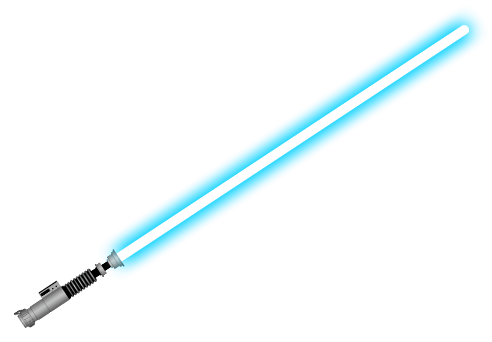 Blue Lightsaber PNG Image Background