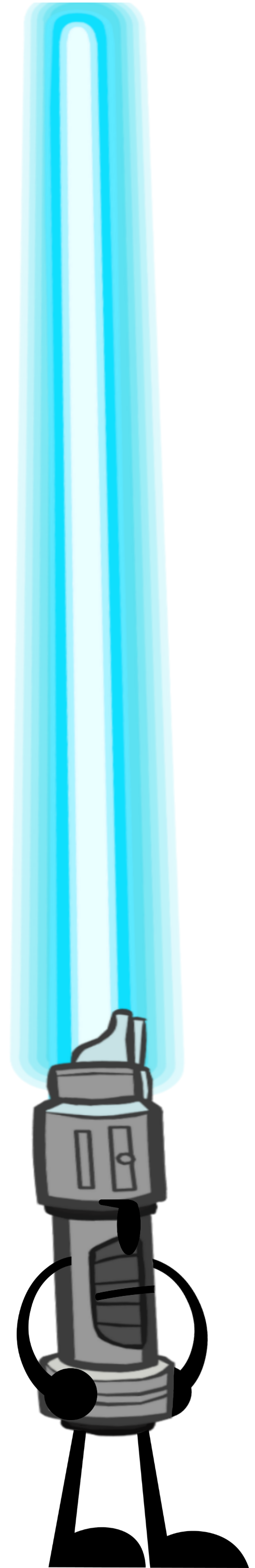 Blue Lightsaber PNG Image