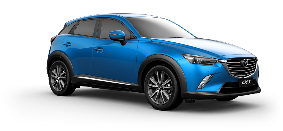 Blue Mazda PNG Image Background