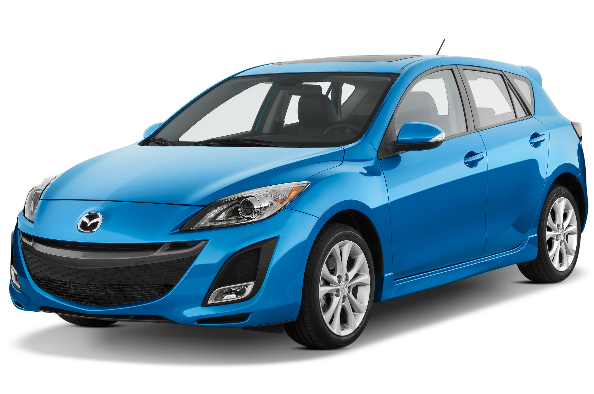 Blue Mazda PNG Picture