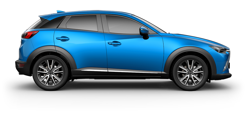 Blue Mazda PNG Transparent Image