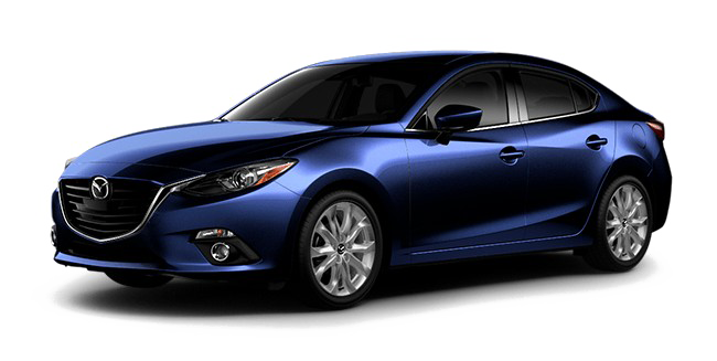 Blue Mazda Transparent Image