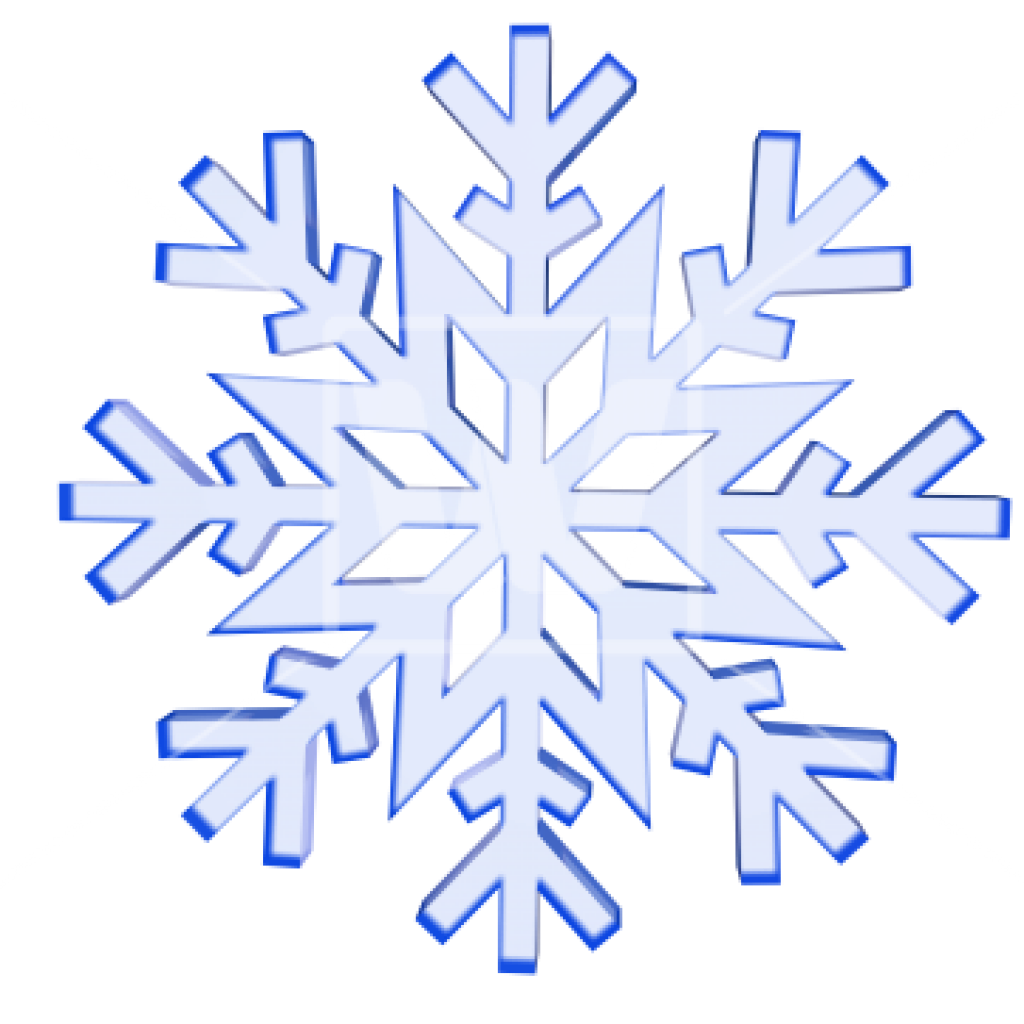 Blue Snowflakes Transparent Background PNG