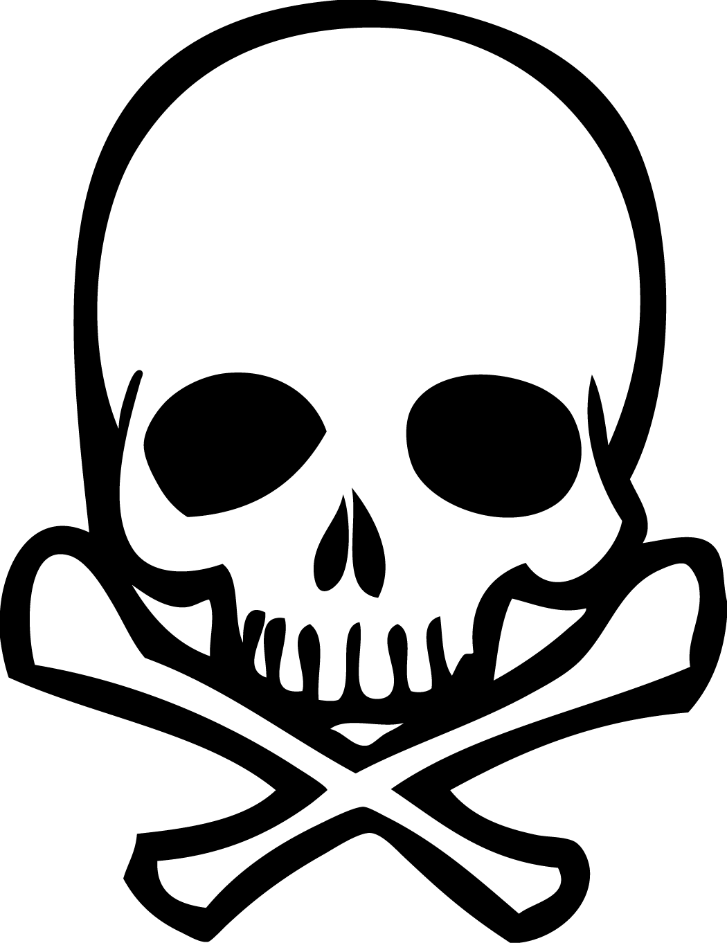 Bone skull PNG Gratis Download