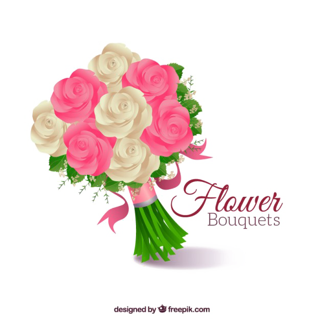 Bouquet Of Rose Flowers Transparent Background PNG
