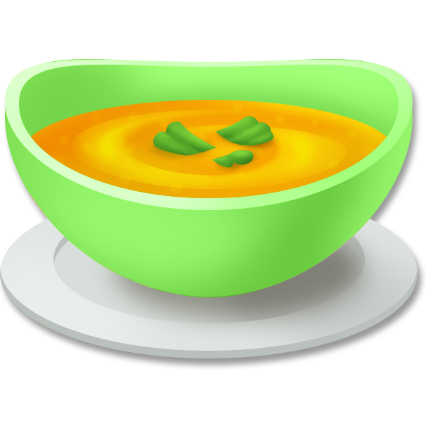 Mangkuk sup Gambar Transparan