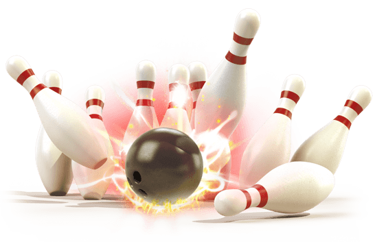 Bowling Strike PNG-Afbeelding