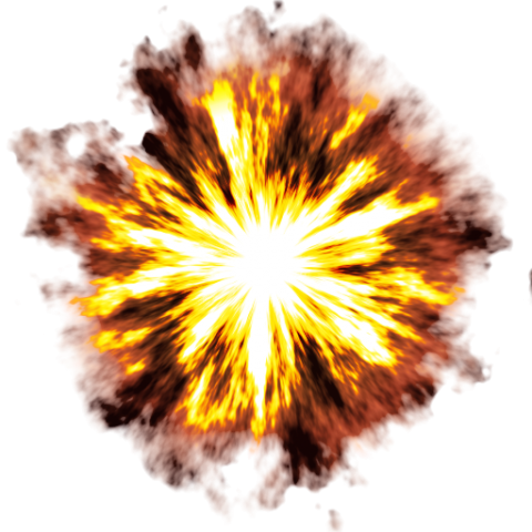 Burst Explosion PNG 무료 다운로드