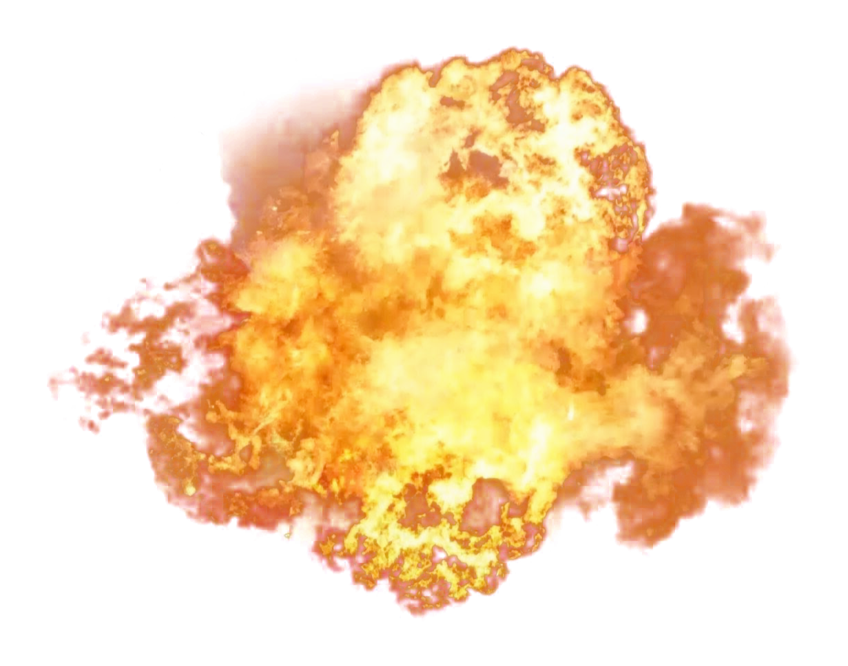 Burst Explosion PNG-Bild