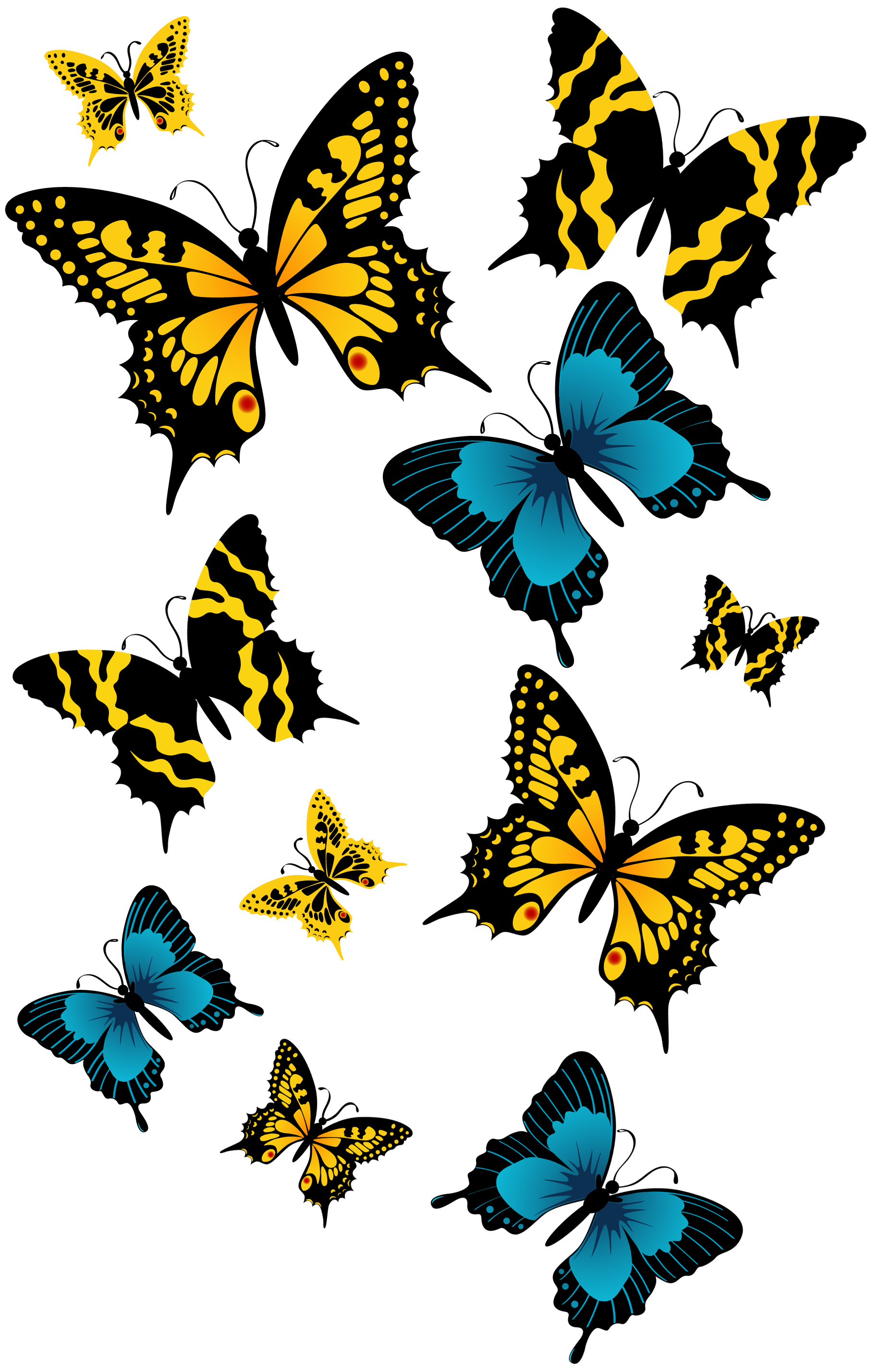 Butterflies PNG Gambar berkualitas tinggi