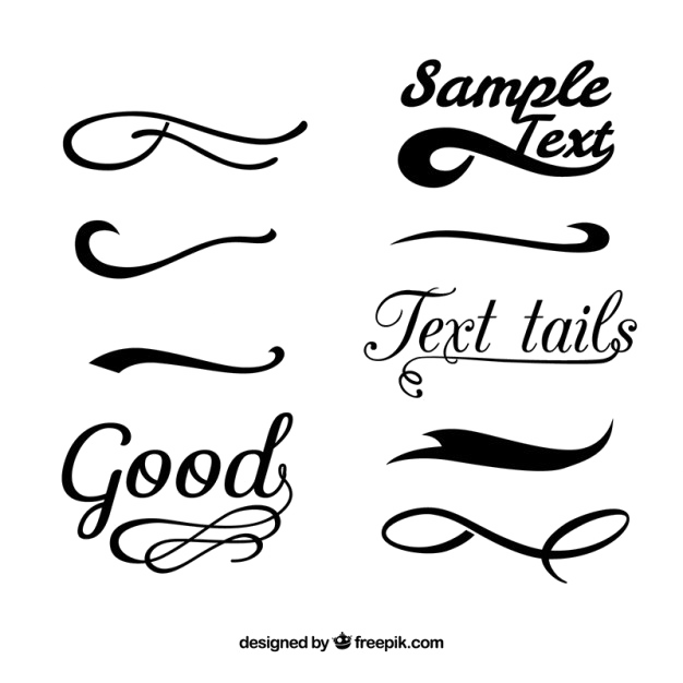 Calligraphy Vector Transparent Image