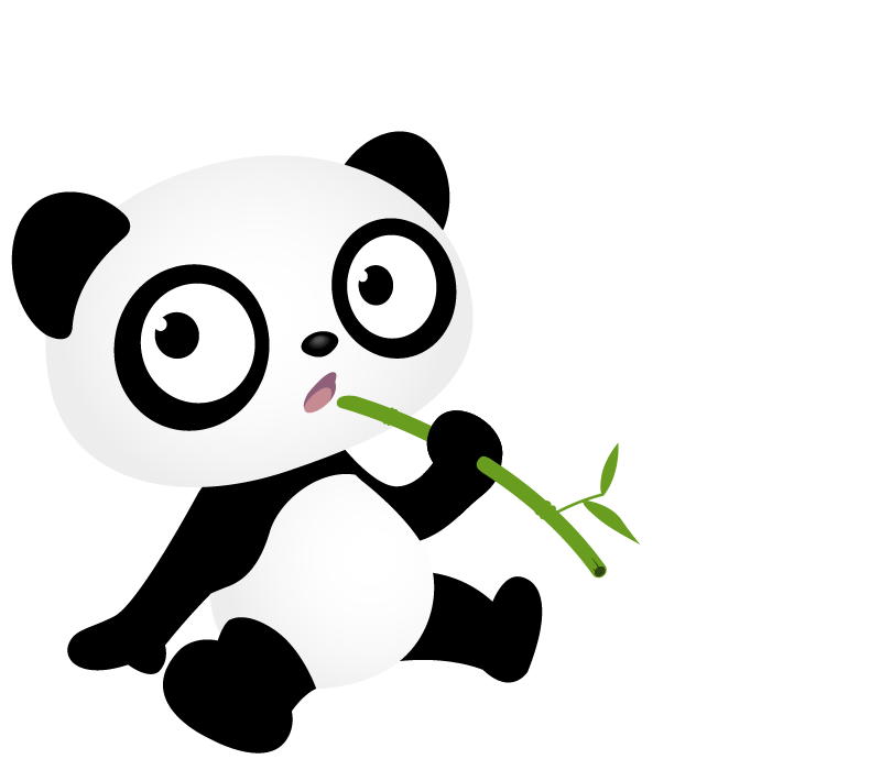 Immagine del cartone animato Panda PNG Immagine