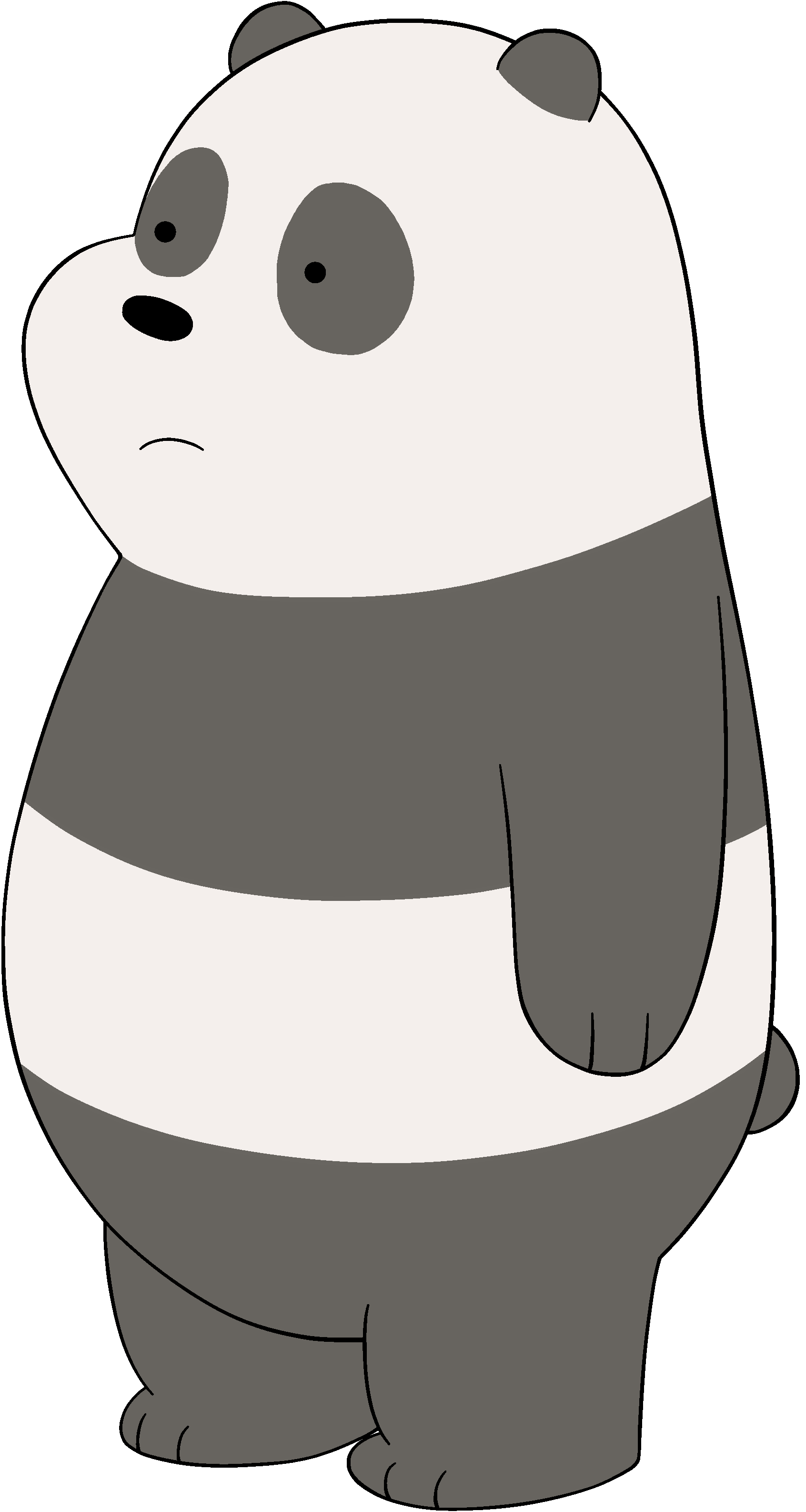 Immagine di alta qualità Panda del cartone animato