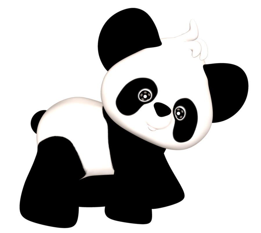 Immagine Trasparente Panda del fumetto