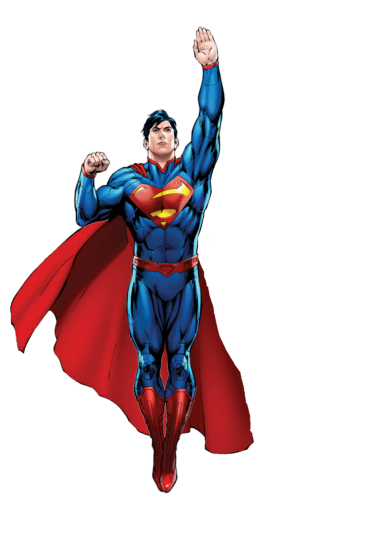 Cartoon Superman PNG Background Image