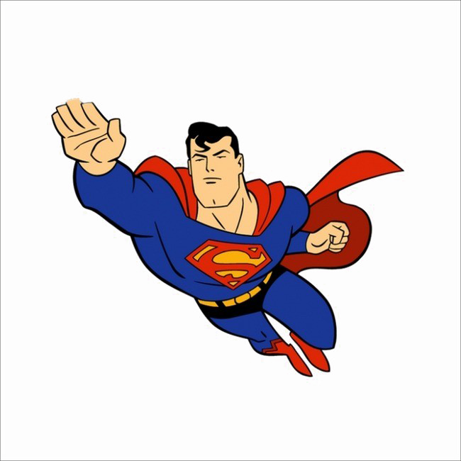 Imagem de Superman PNG de desenhos animados